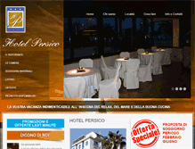 Tablet Screenshot of hotelpersico.com